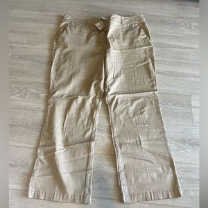 New York and Company khaki boot leg pants